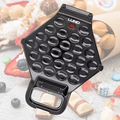 Otthoni Lisztből készült Bubble Waffle szet gofrisütővel