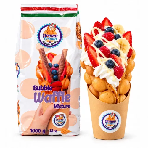 Bubble Waffle napravljena od brašna
