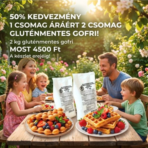 Gluténmentes buborék gofri