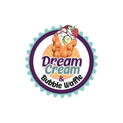 Dream Cream öntapadó matrica V1 - 30cm