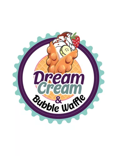 Samolepiaca nálepka Dream Cream V1 - 30 cm