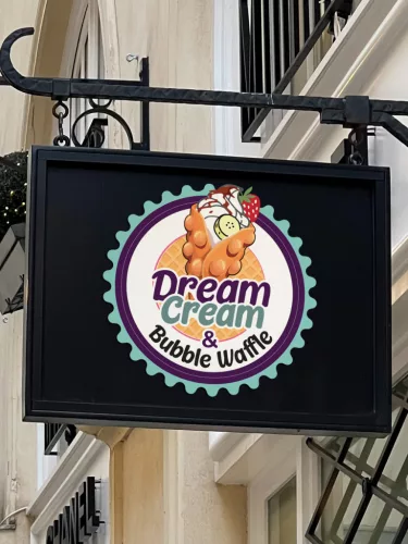 Samolepiaca nálepka Dream Cream V1 - 30 cm