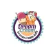 Sticker autoadeziv Dream Cream V2 - 30 cm