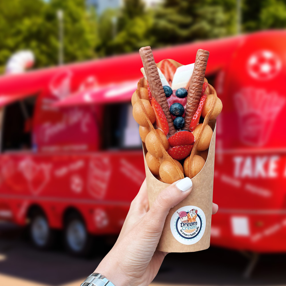 Buborék gofri, a FOOD-TRUCK étlapján